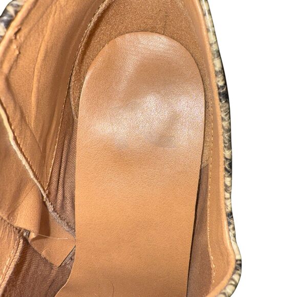 Report Shirley Snake Print Women’s Ankle Booties Sz 8 - Picture 7 of 8